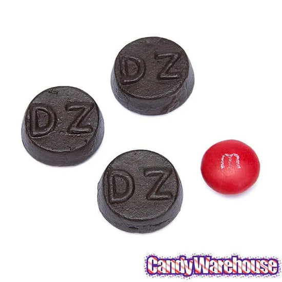 Gustaf's Double Salt Black Licorice Buttons 1KG Bag Candy Warehouse