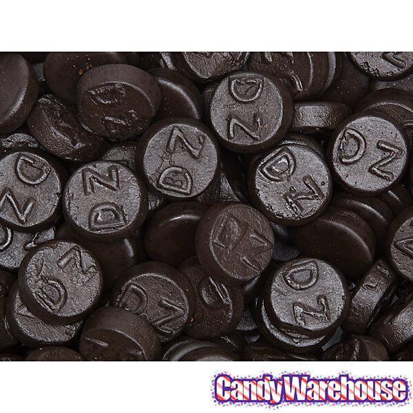 Gustaf's Double Salt Black Licorice Buttons: 1KG Bag - Candy Warehouse
