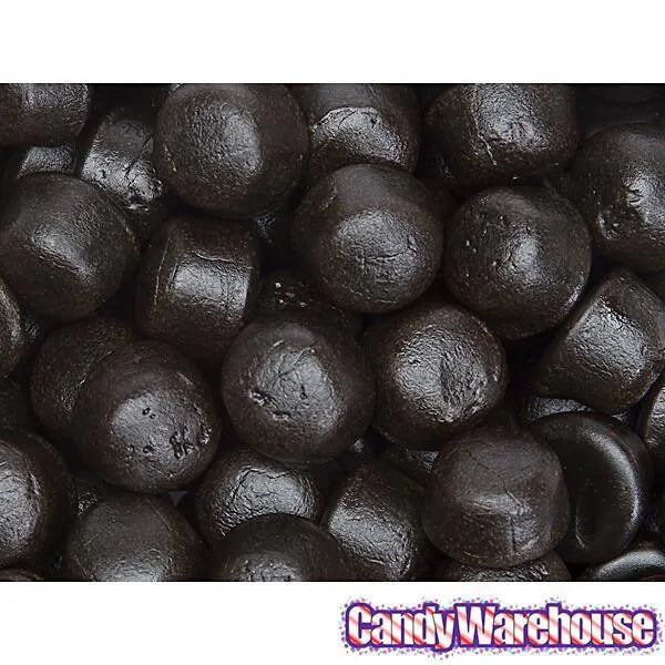 Gustaf's Dutch Black Licorice Drops 1KG Bag Candy Warehouse