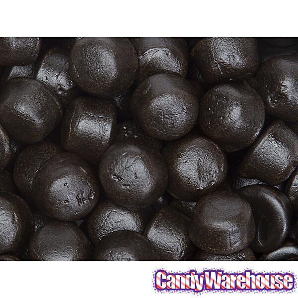 Gustaf's Dutch Black Licorice Drops: 1KG Bag - Candy Warehouse