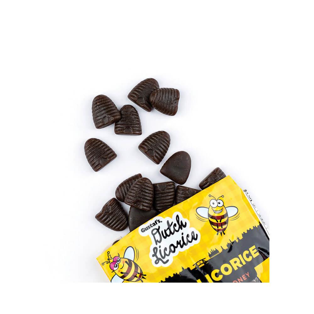 Gustaf's Dutch Licorice Beehive 5.29-Ounce Bags: 12 Piece Box - Candy Warehouse