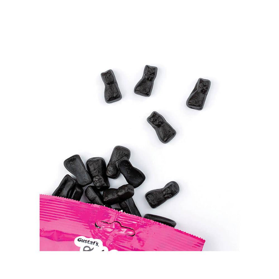 Gustaf's Dutch Licorice Cats 5.29-Ounce Bags: 12-Piece Box - Candy Warehouse