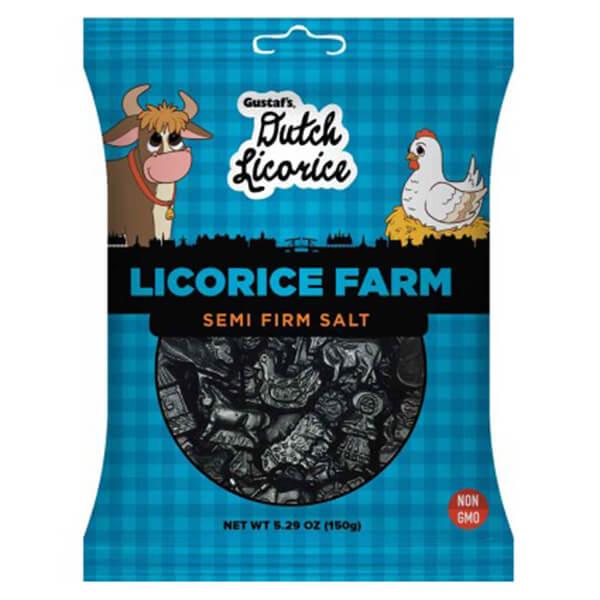Gustaf's Dutch Licorice Farm 5.29-Ounce Bags: 12 Piece Box - Candy Warehouse