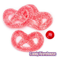 Gustaf's Red Raspberry Jelly Pretzels Candy: 1KG Bag - Candy Warehouse