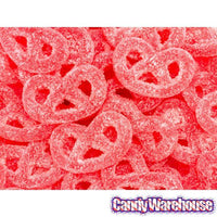 Gustaf's Red Raspberry Jelly Pretzels Candy: 1KG Bag - Candy Warehouse