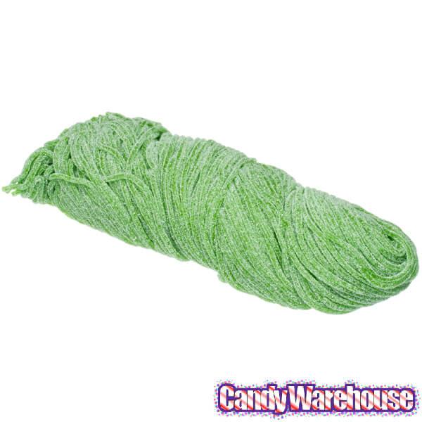 Gustaf's Sour Green Apple Licorice Laces: 2LB Bag | Candy Warehouse