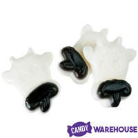 Gustaf's White & Black Gummy Cow Heads: 1KG Bag - Candy Warehouse