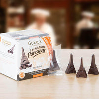 Guyaux Dark Chocolate Eiffel Towers: 23-Piece Box - Candy Warehouse