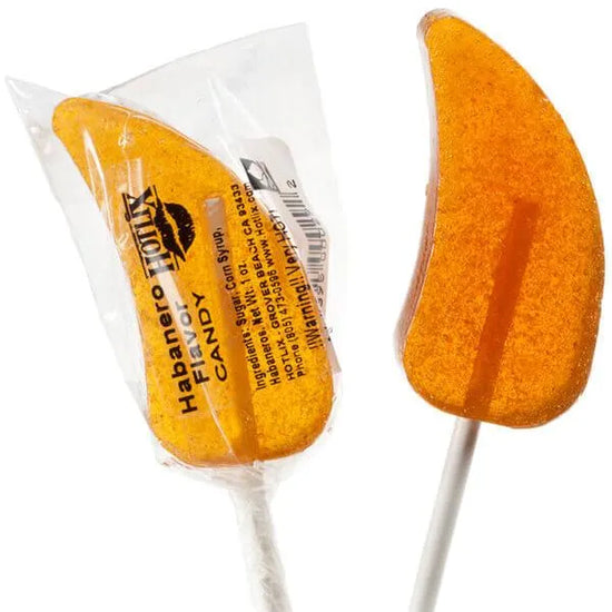 Habanero Chili Pepper Spicy Lollipops 36Piece Box Candy Warehouse