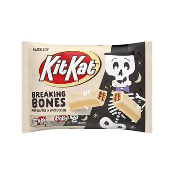 Halloween Kit Kat Breaking Bones White Creme Candy Bars: 20-Piece Bag - Candy Warehouse