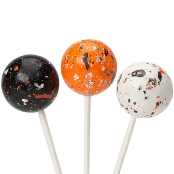 Halloween Monster Jawbreakers On a Stick: 12-Piece Display - Candy Warehouse