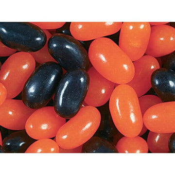 Halloween Orange & Black Jelly Beans: 5LB Bag - Candy Warehouse