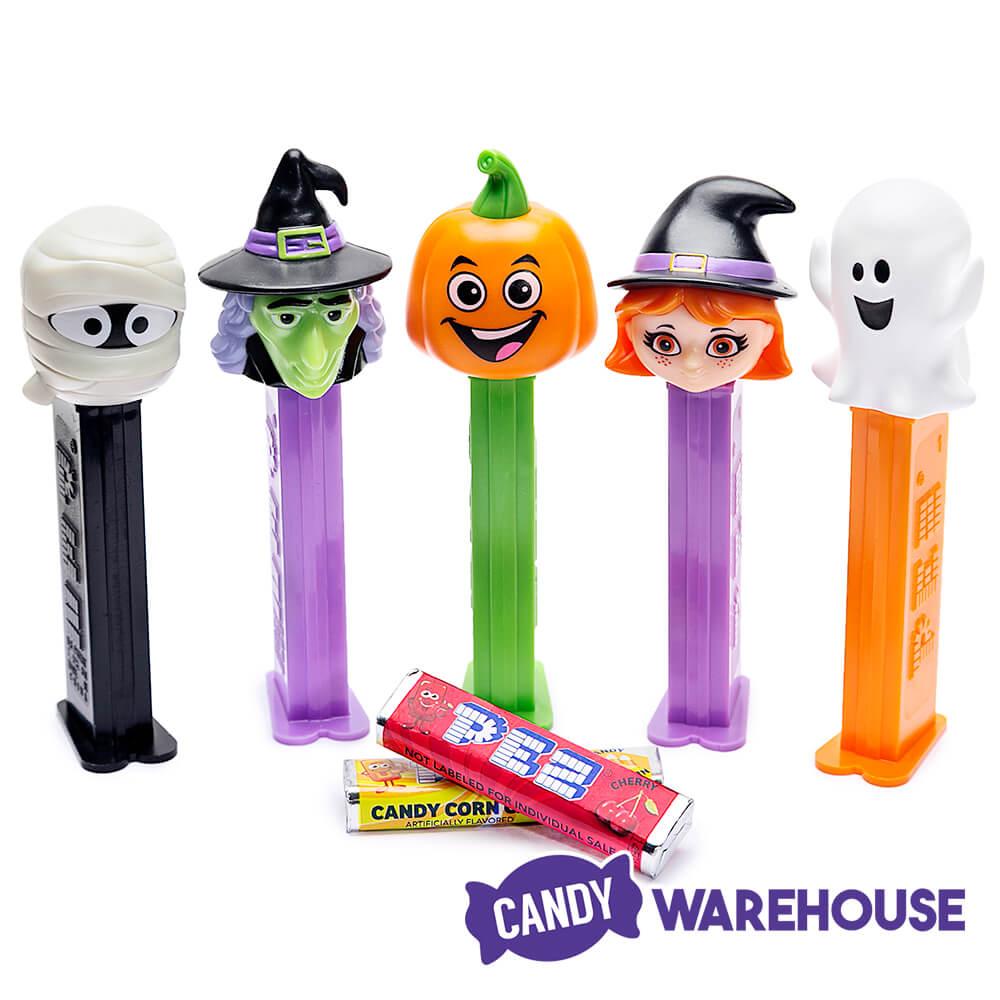 Halloween PEZ Candy Packs: 12-Piece Display - Candy Warehouse