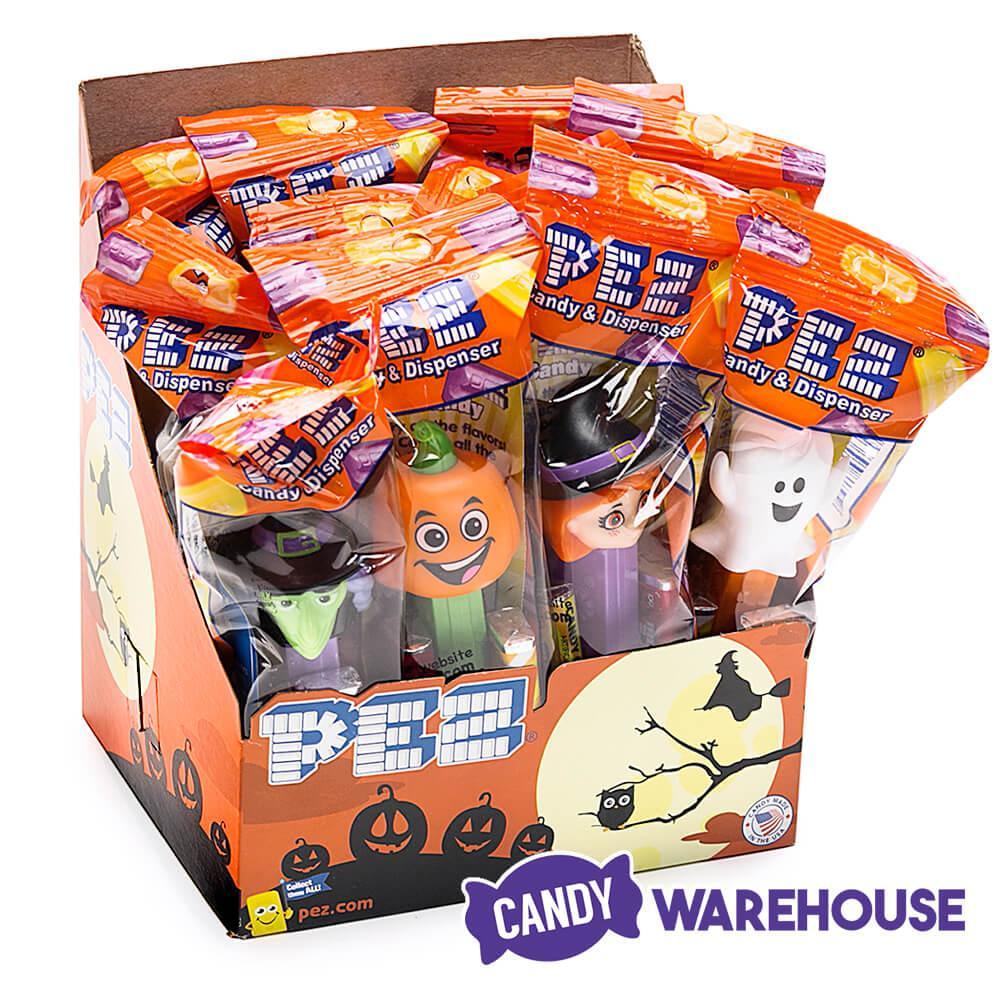 Halloween PEZ Candy Packs: 12-Piece Display - Candy Warehouse