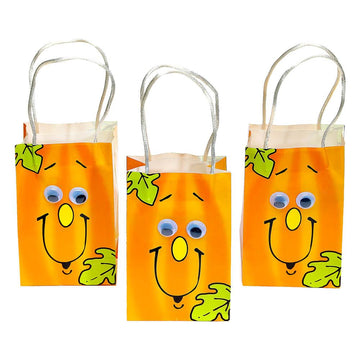 Halloween Wiggle Eyes Mini Treat Bags: 12-Piece Set - Candy Warehouse