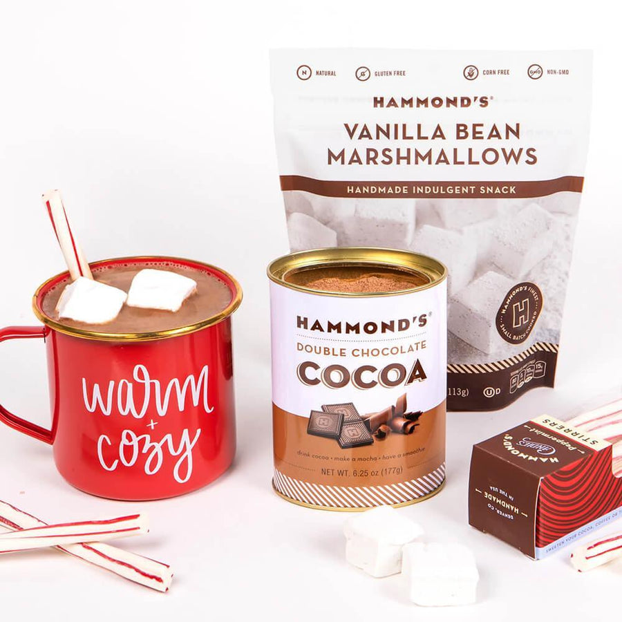 Hammond's Natural Peppermint Cocoa Stirrers: 3.75-Ounce Box - Candy Warehouse