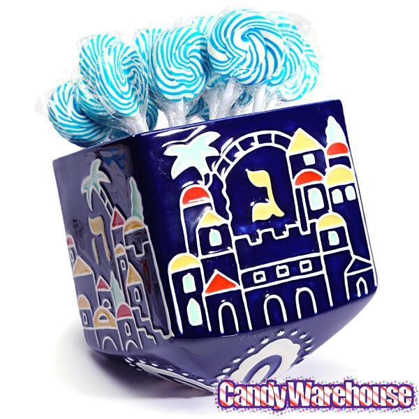 Hanukkah Dreidel Ceramic Candy Dish - Candy Warehouse