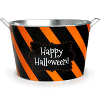 Happy Halloween Metal Bucket - Candy Warehouse