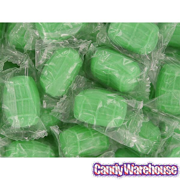 Hard Candy Barrels - Spearmint Leaves: 200-Piece Barrel Jar - Candy Warehouse