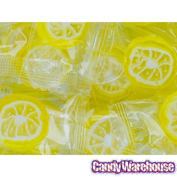 Hard Candy Fruit Slices - Lemon: 1KG Bag - Candy Warehouse
