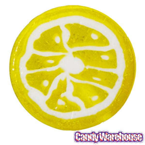 Hard Candy Fruit Slices - Lemon: 1KG Bag - Candy Warehouse