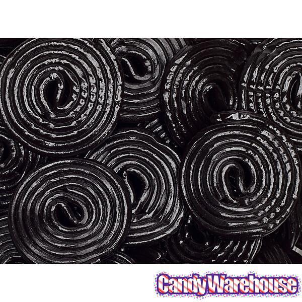 Haribo Black Licorice Wheels: 5LB Bag - Candy Warehouse