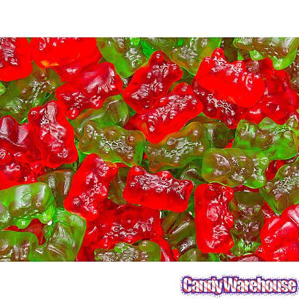 Haribo Christmas Gold-Bears Gummy Bears Candy: 12-Ounce Bag - Candy Warehouse