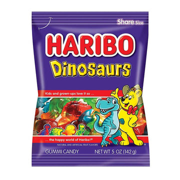 Haribo Gummy Dinosaurs: 3.75LB Box - Candy Warehouse
