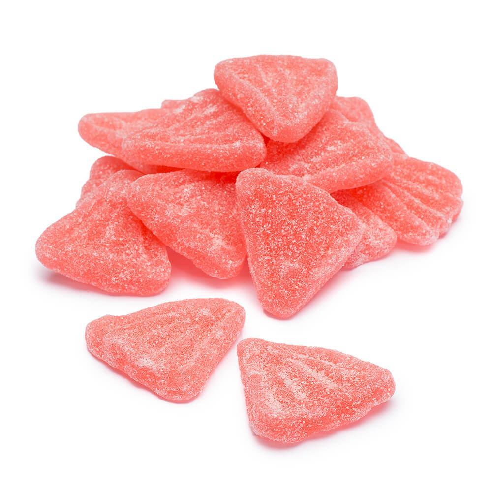 Haribo Gummy Pink Grapefruit Slices: 5LB Bag - Candy Warehouse