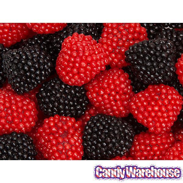 Haribo Gummy Raspberries Candy: 5LB Bag - Candy Warehouse