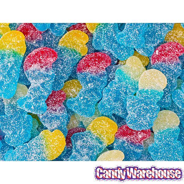 Haribo Gummy Sour Smurfs Candy: 3LB Box - Candy Warehouse