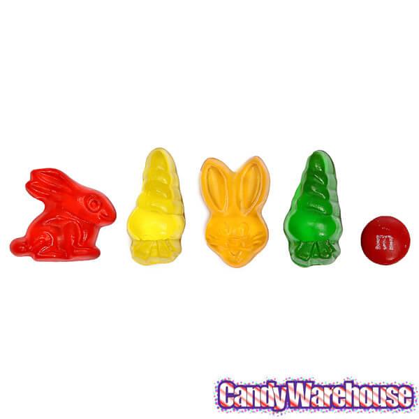 Haribo Happy Hoppers Bunnies and Carrots Gummy Candy: 3LB Box - Candy Warehouse