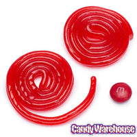Haribo Red Licorice Wheels: 5LB Bag - Candy Warehouse
