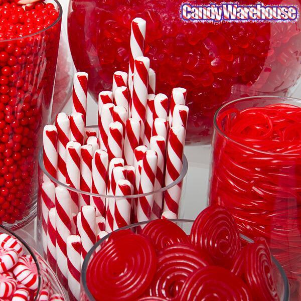 Haribo Red Licorice Wheels: 5LB Bag - Candy Warehouse