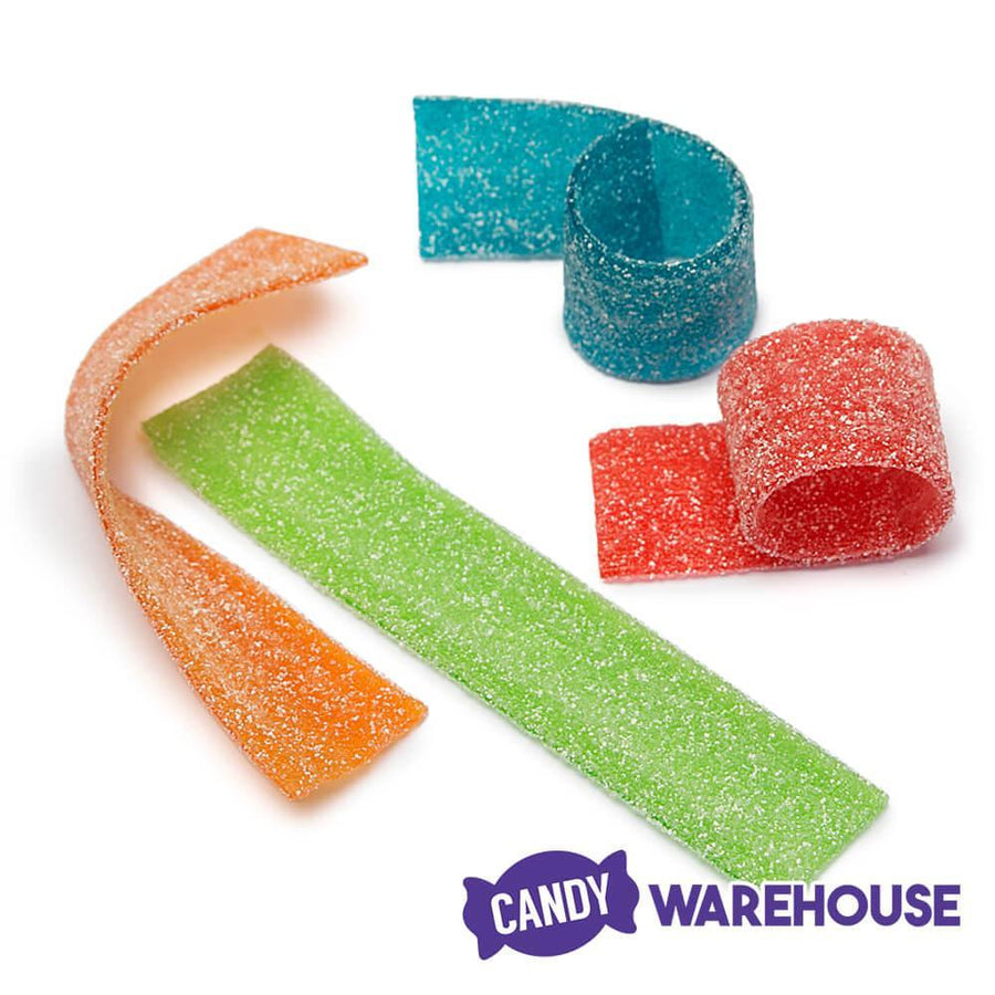 Haribo Zing Sour Streamers Gummy Candy Belts: 3LB Box - Candy Warehouse