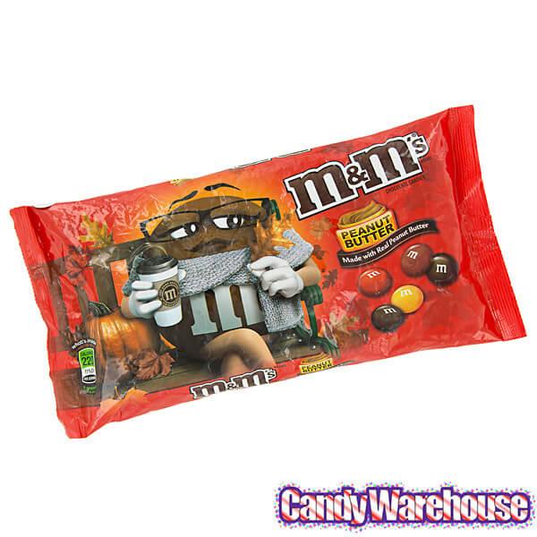 Harvest Blend Peanut Butter M&M's Candy: 10.2-Ounce Bag - Candy Warehouse