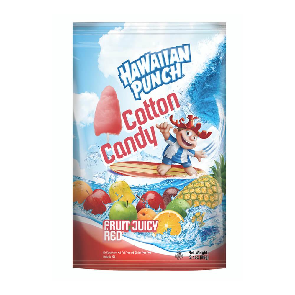 Hawaiian Punch® Fruit Juicy Red Cotton Candy: 12-Piece Box - Candy Warehouse