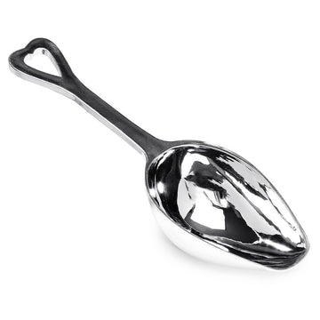 Heart Handled Silver Plastic Candy Scoops: 2-Piece Set - Candy Warehouse