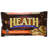 Heath Milk Chocolate Toffee Candy Bar Bits: 8-Ounce Bag