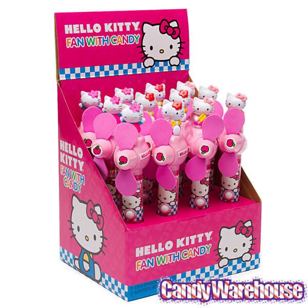Hello Kitty Candy Fans: 3-Piece Set - Candy Warehouse