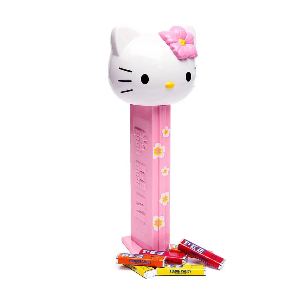 ☆長期保管未開封 GIANT PEZ HELLO KITTY キャンディーロールディスペンサー ジャイアントペッツ ハローキティ ☆ 札幌市白石区 白石店 PEZ Candy Hello Kitty, 1 Giant Candy Dispenser Plus 6 Rolls