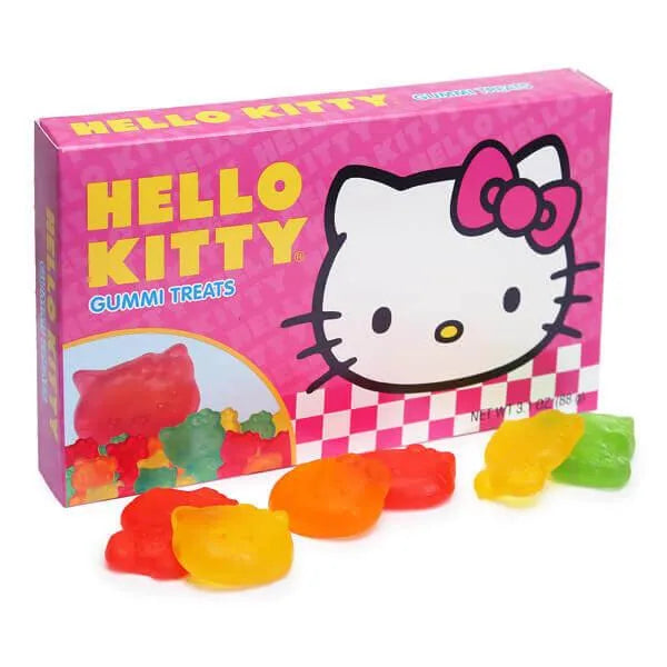 Hello Kitty Gummy Treats Candy 3.1Ounce Packs 12Piece Box Candy