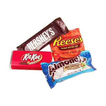 Hershey's All Time Greats Snack Size Candy Bars: 90-Piece Box - Candy Warehouse