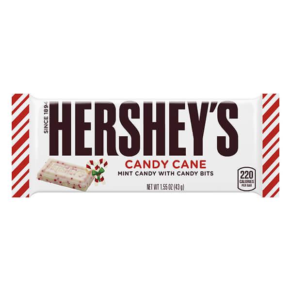 Hershey's Candy Cane 1.55-Ounce Candy Bars: 24-Piece Box - Candy Warehouse