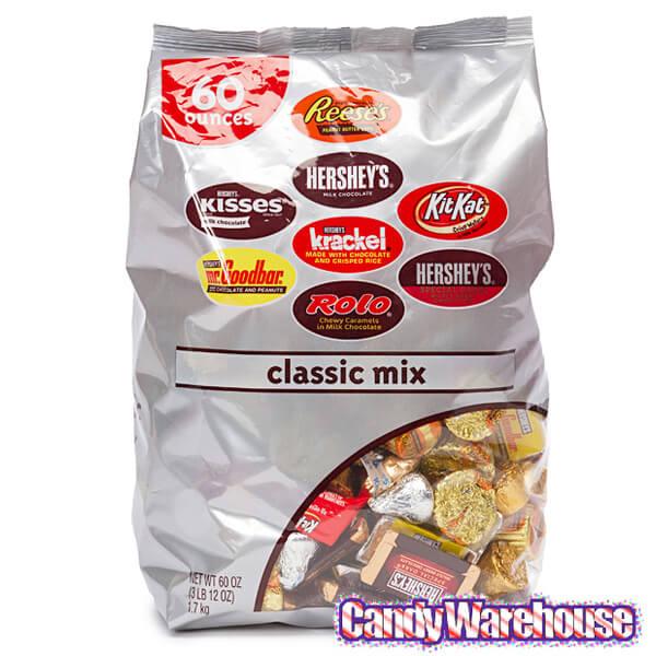 Hershey's Chocolate Miniatures Assortment: 60-Ounce Bag - Candy Warehouse