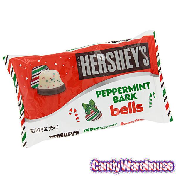 Hershey's Christmas Peppermint Bells Candy: 9-Ounce Bag - Candy Warehouse