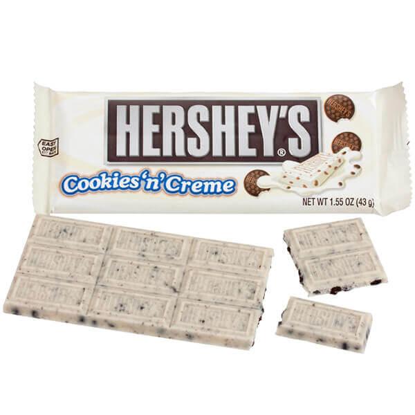 Hershey's Cookies n Cream Candy Bars: 36-Piece Box - Candy Warehouse
