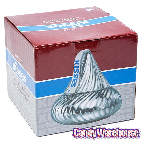 Hershey's Kiss Candy Jar - Silver - Candy Warehouse