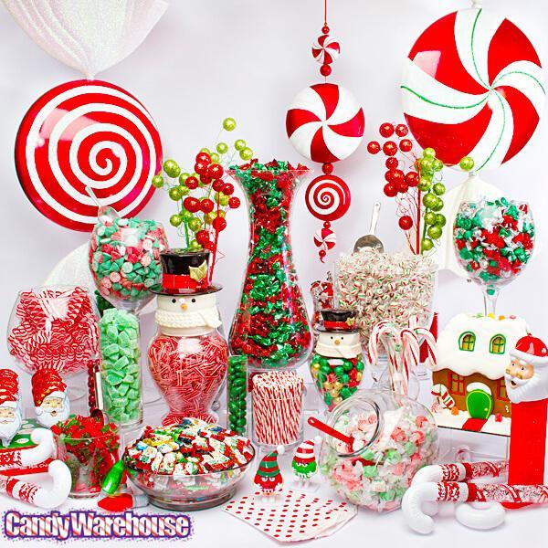 Hershey's Kisses Candy Cane Chocolates Filled Tubular Candy Cane - Candy Warehouse