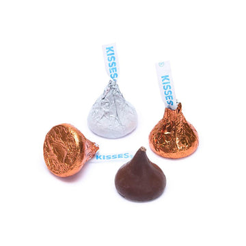 Hershey's Kisses Color Combo - Orange and White: 800-Piece Box - Candy Warehouse